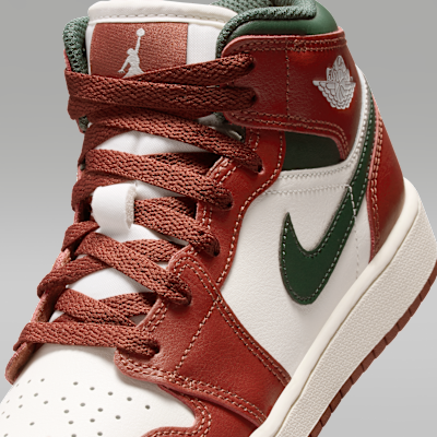 Air Jordan 1 Mid Big Kids' Shoes. Nike JP